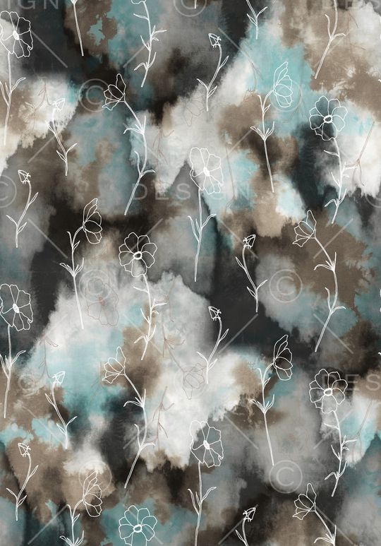 绿植树叶印花华亿平台图片