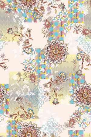 民族风印花华亿平台图片