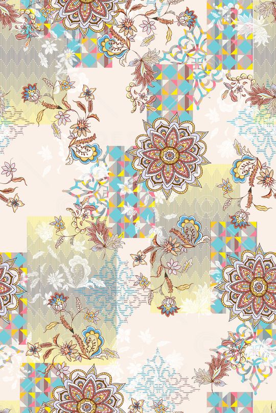 民族风印花华亿平台图片