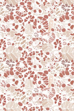 抽象花卉印花华亿平台图片