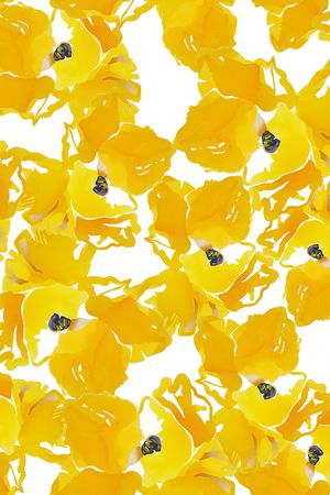 抽象花卉印花华亿平台图片