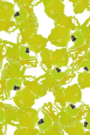 抽象花卉印花华亿平台图片