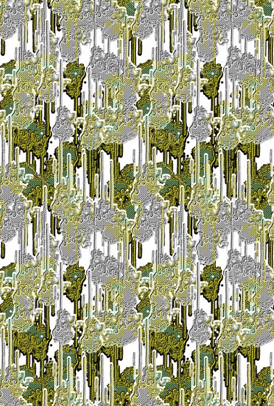 绿植树叶印花华亿平台图片