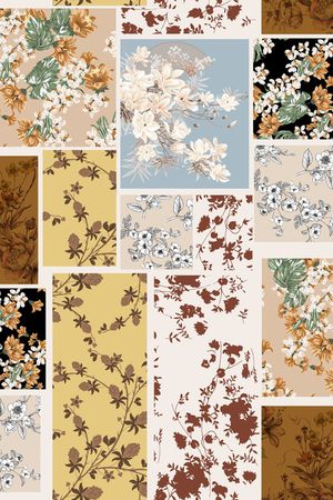 绿植树叶印花华亿平台图片