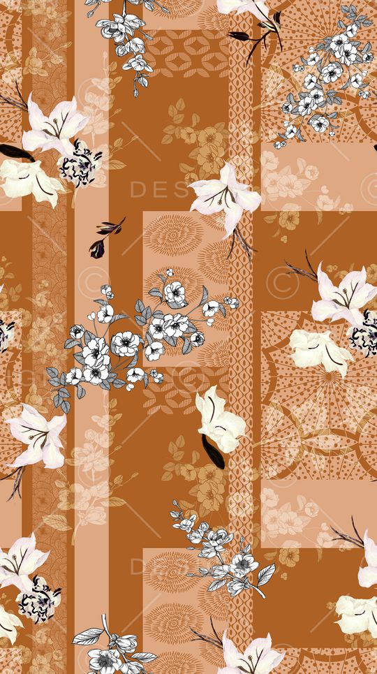 绿植树叶印花华亿平台图片