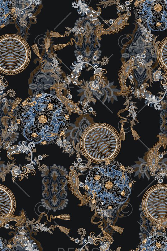 民族风印花华亿平台图片