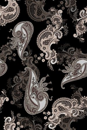 佩斯利印花华亿平台图片