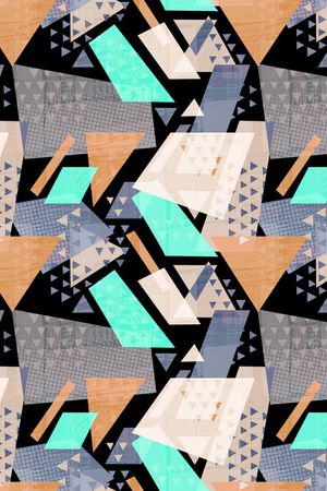 几何印花华亿平台图片