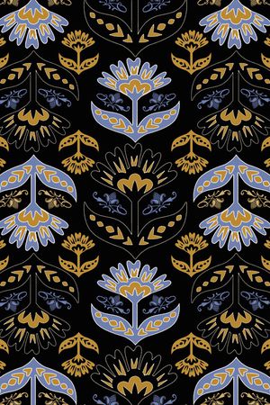 传统纹样印花华亿平台图片