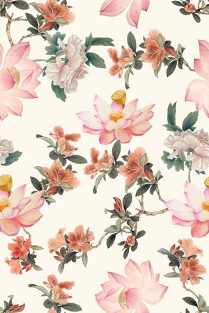 荷花印花华亿平台图片