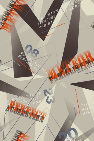 线条印花华亿平台图片