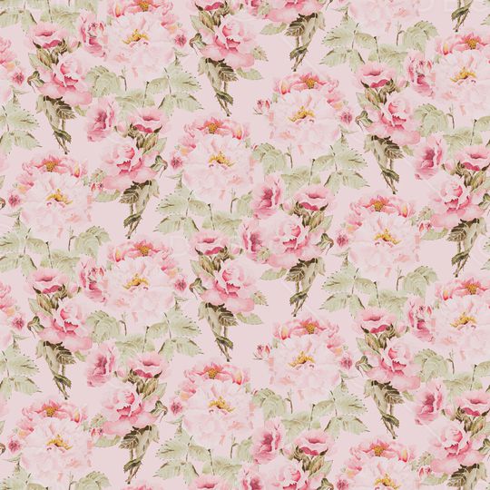 牡丹印花华亿平台图片