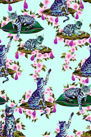 条纹印花华亿平台图片