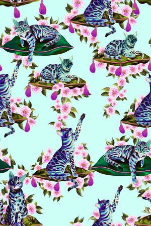 条纹印花华亿平台图片