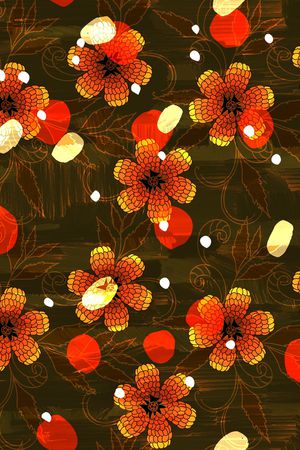 绿植树叶印花华亿平台图片