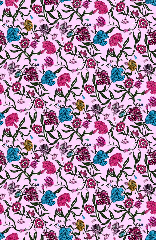 小碎花印花华亿平台图片