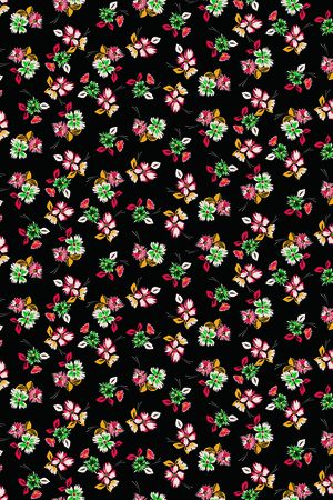 小碎花印花华亿平台图片