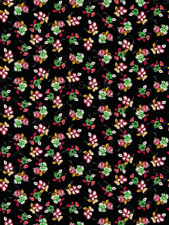 小碎花印花华亿平台图片