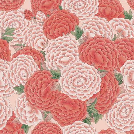 桃花印花华亿平台图片