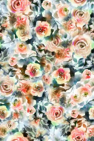 水彩印花华亿平台图片