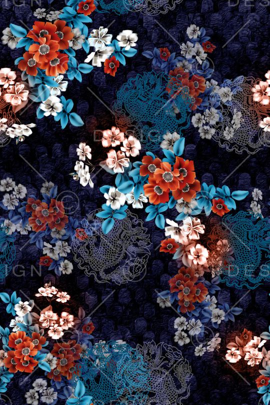 水彩印花华亿平台图片