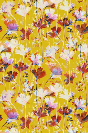 彩底花卉印花华亿平台图片