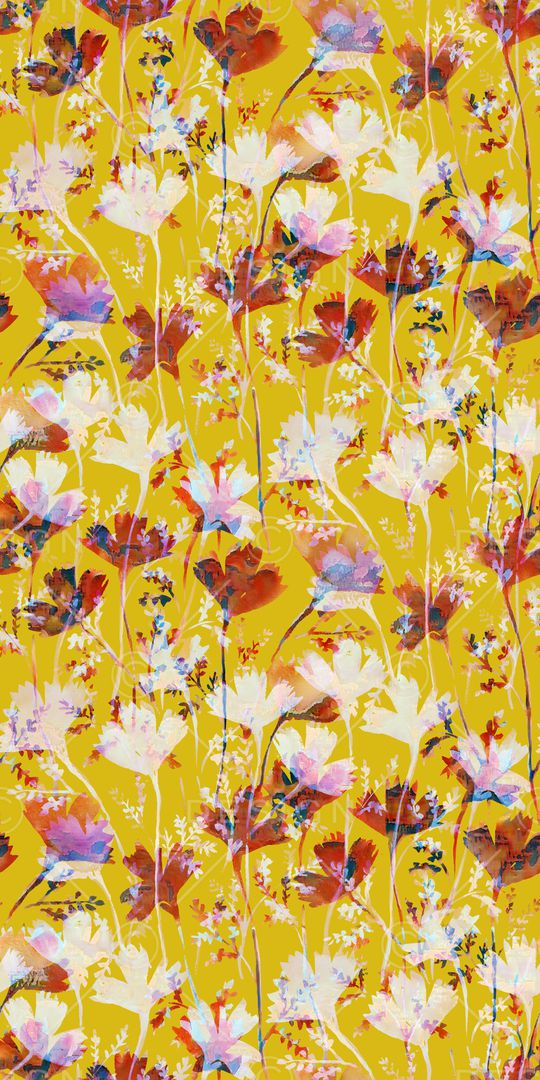 彩底花卉印花华亿平台图片