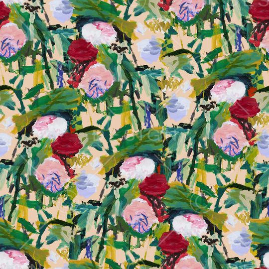 油画华亿平台印花华亿平台图片