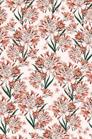 抽象花卉印花华亿平台图片