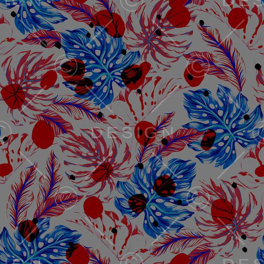 绿植树叶印花华亿平台图片