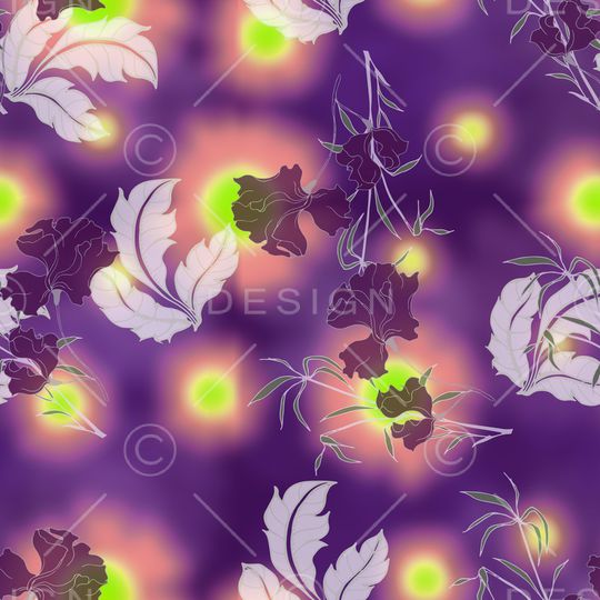 绿植树叶印花华亿平台图片