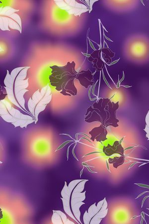 绿植树叶印花华亿平台图片