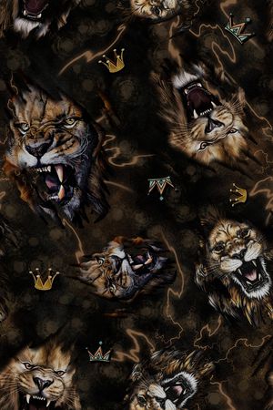 动物头印花华亿平台图片