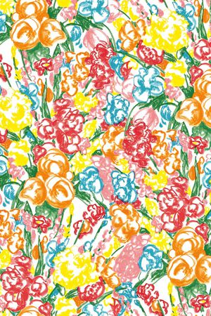 小碎花印花华亿平台图片