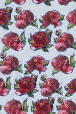 小碎花印花华亿平台图片