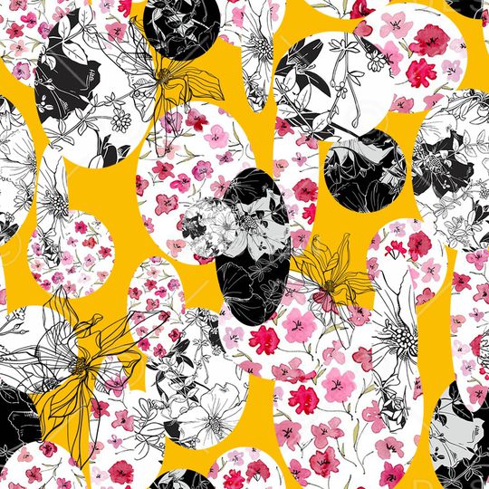 几何印花华亿平台图片