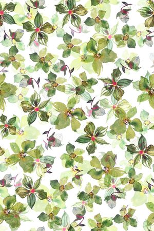 绿植树叶印花华亿平台图片