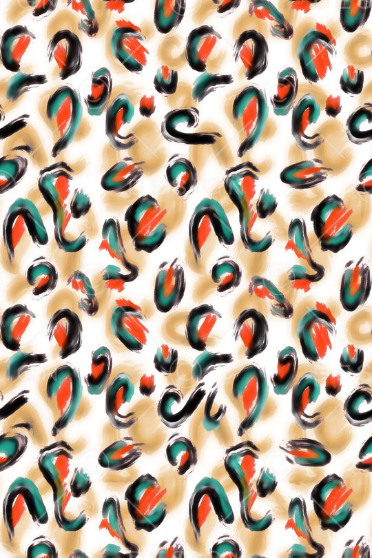 抽象印花华亿平台图片