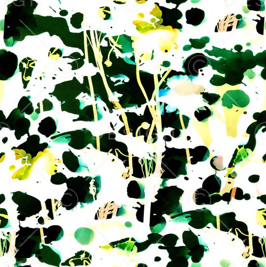 抽象花卉印花华亿平台图片