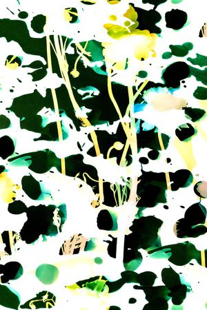 抽象花卉印花华亿平台图片