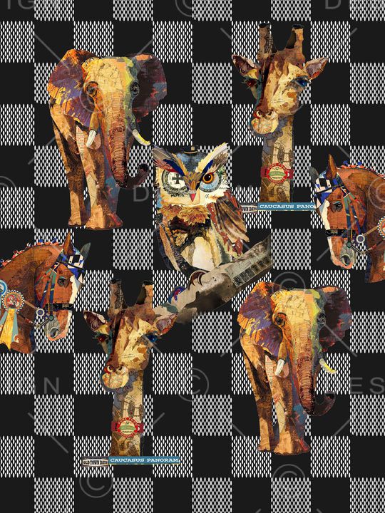 格子印花华亿平台图片