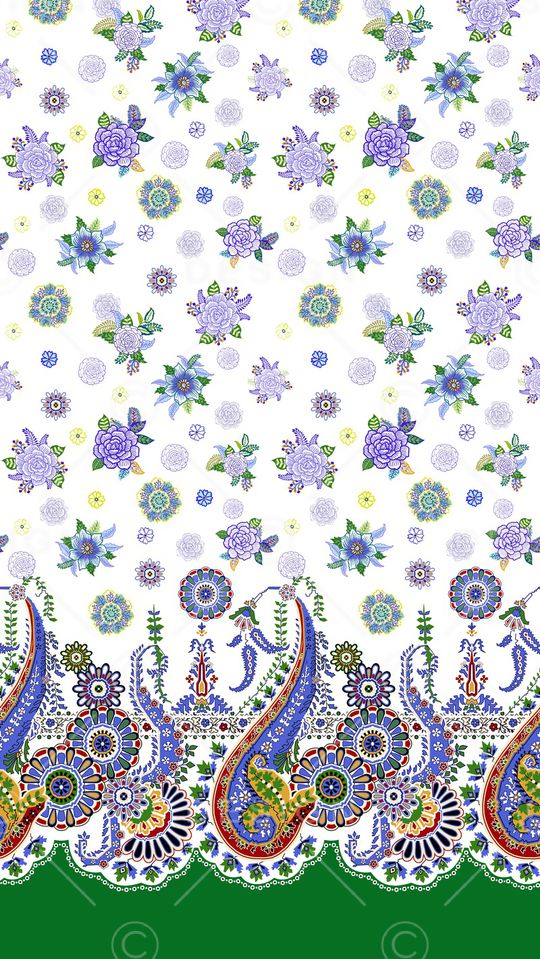 佩斯利印花华亿平台图片