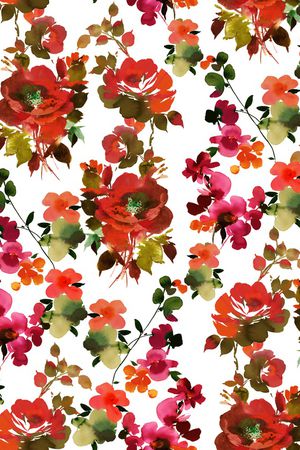 玫瑰花印花华亿平台图片