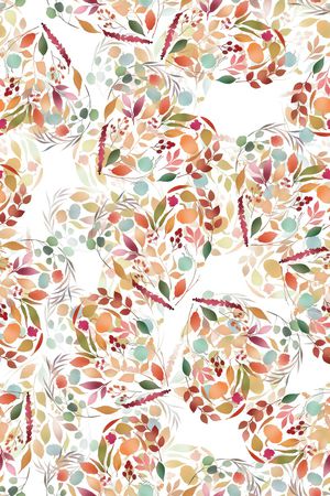 绿植树叶印花华亿平台图片