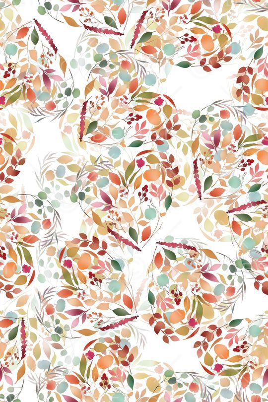 绿植树叶印花华亿平台图片