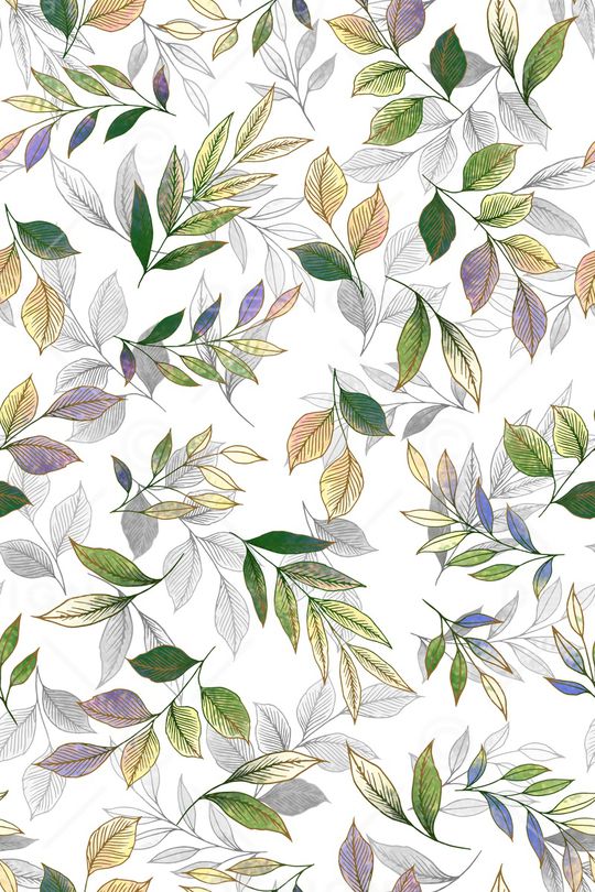 绿植树叶印花华亿平台图片