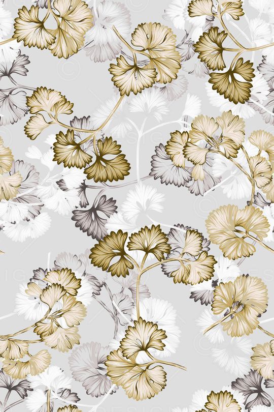 绿植树叶印花华亿平台图片