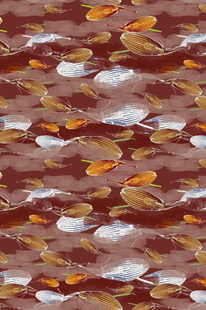 笔触印花华亿平台图片