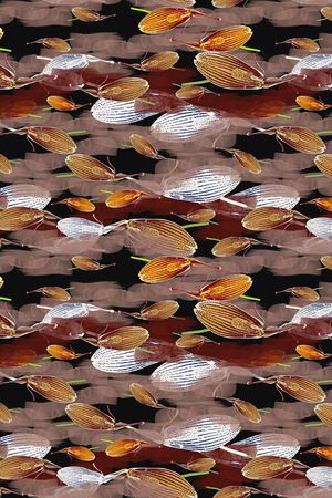 笔触印花华亿平台图片