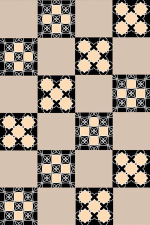 格子印花华亿平台图片